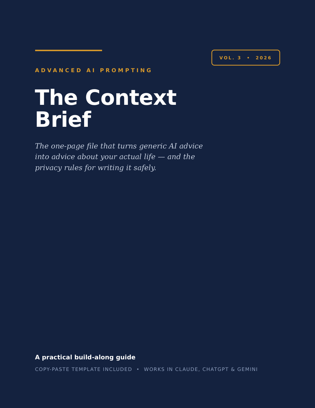 The Context Brief cover