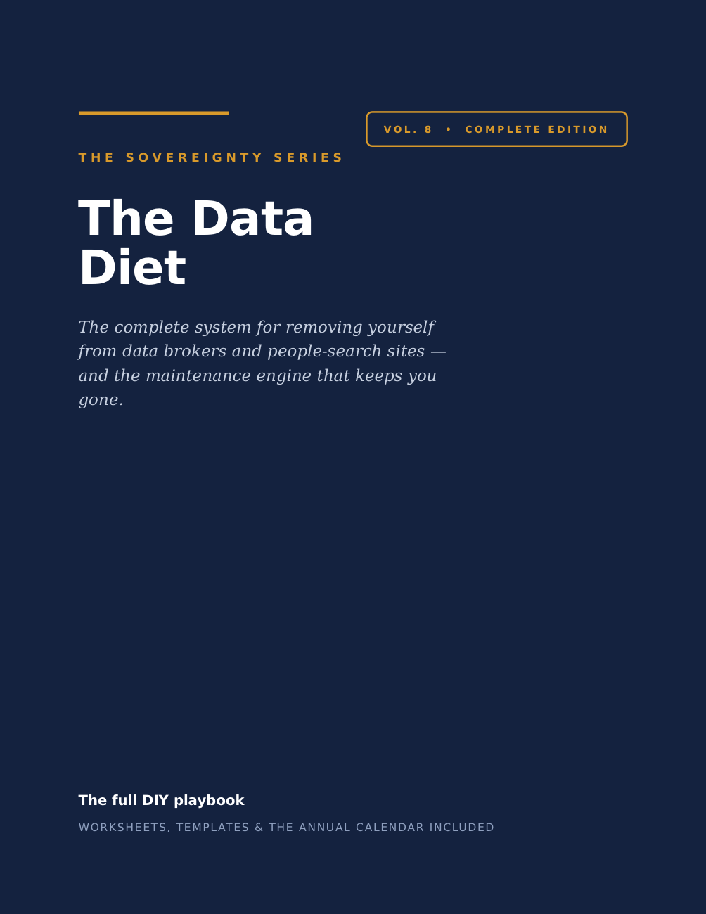The Data Diet cover